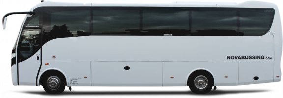 29 Seater Coach Hire with a driver from Nova Bussing. Contact us today for  a quote for your 29 seater coach hire.